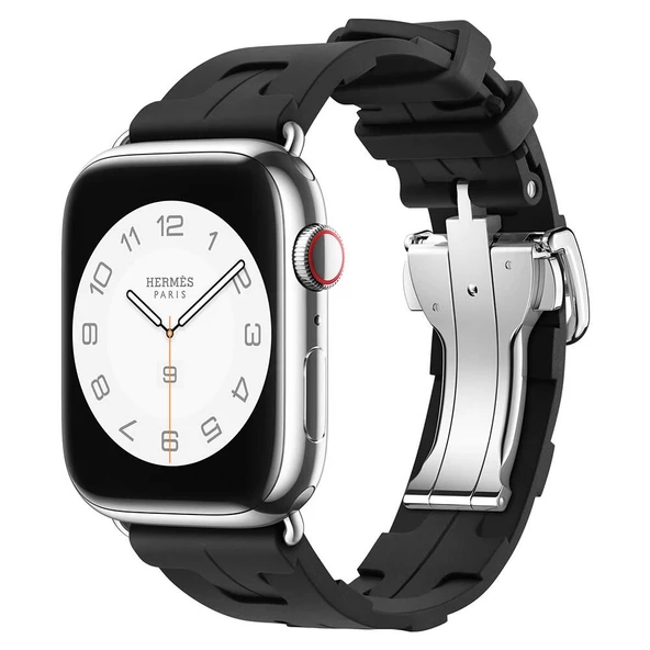 Watch 44mm Spor Görünümlü KRD-94 Silikon Kordon ürün görseli 1