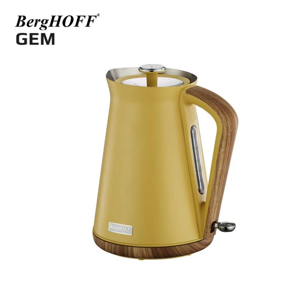 BergHOFF GEM NATURAL 1.7 Litre Sarı Su Isıtıcısı 7950090 ürün görseli 1