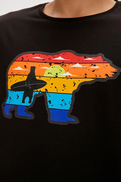BAD BEAR GLEEN ERKEK TSHİRT - Resim 9