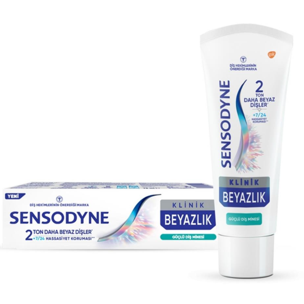 Sensodyne Klinik Beyazlık Güçlü Diş Minesi Macun 75 Ml ürün görseli 1