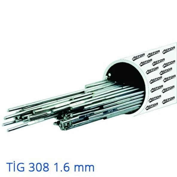 Astor Tig 308 Paslanmaz Kaynak Teli 1.6 mm (5 kg Tüp) ürün görseli 1