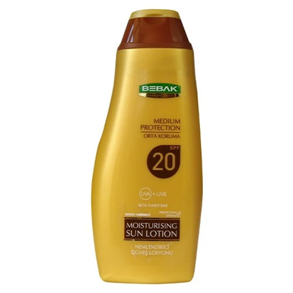 Bebak Nem Güneş Losyonu 20 Spf Düşük Koruma 300 ml ürün görseli 1