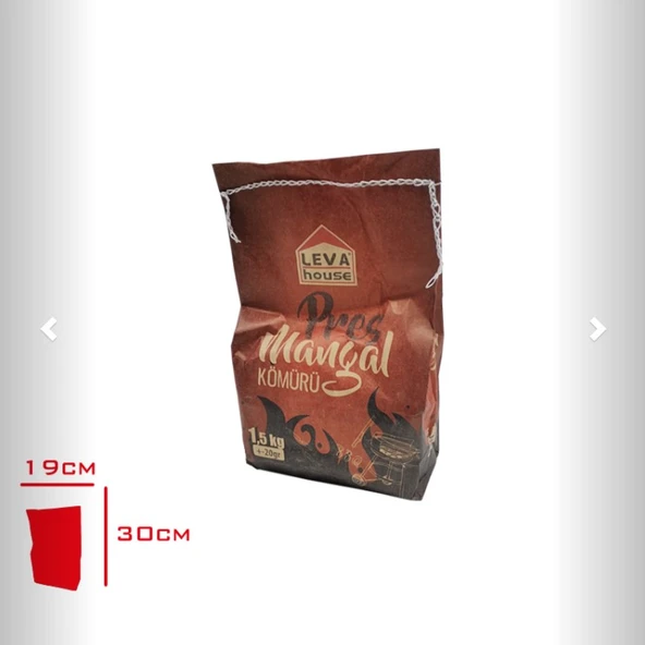 LEVA MANGAL KÖMÜRÜ PRES KRAFT 1,5kg ürün görseli 1