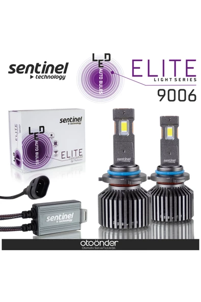 Sentinel Elite 9006 Led Xenon Ampülü 65w 12v 12000 Lumen 6500 Kelvin Beyaz Işık ürün görseli 1