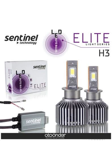 Sentinel Elite H3 Led Xenon Ampülü 65w 12v 12000 Lumen 6500 Kelvin Beyaz Işık ürün görseli 1