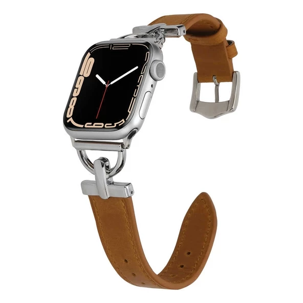 ​​​Watch Ultra 49mm Kordon KRD-53 Deri Strap Kayış ürün görseli 1