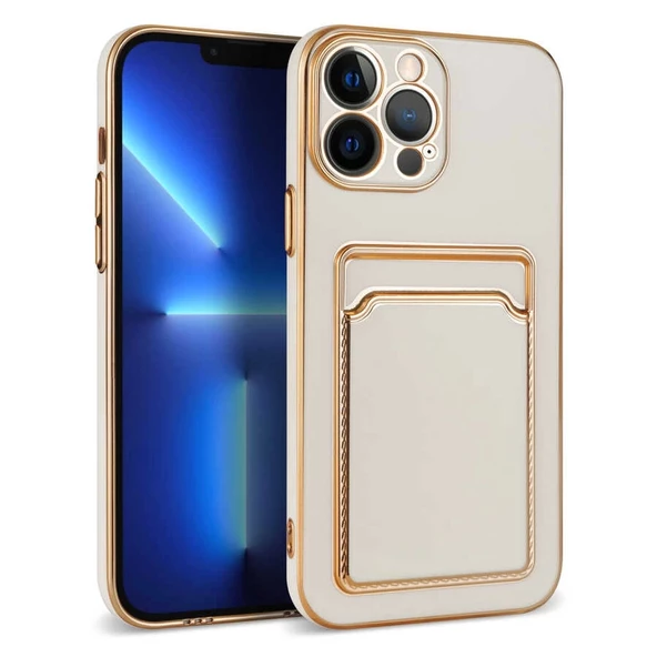 iPhone 13 Pro Uyumlu  Uyumlu KılıfBark Kartlıklı Kapak ürün görseli 1