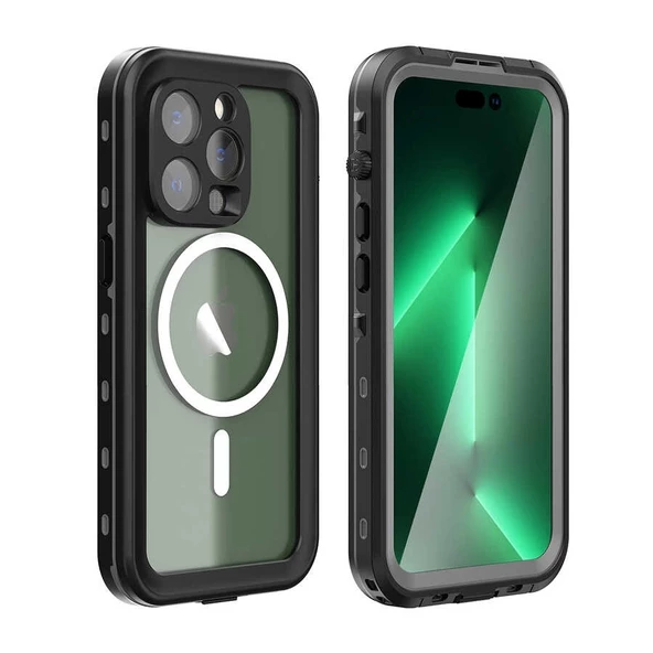 iPhone 14 Pro Uyumlu 1-1 Su Geçirmez Uyumlu Kılıf ürün görseli 1