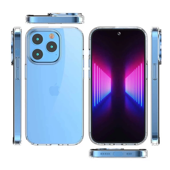 iPhone 14 Pro Uyumlu  Uyumlu KılıfCoss Kapak - Resim 8