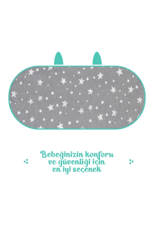 Mommyslab Yeni Sezon 0-4 Ay Desenli Renkli Cırtlı Hazır Bebek Kundak - Pamuk Kundak %100 Pamuk ürün görseli 1
