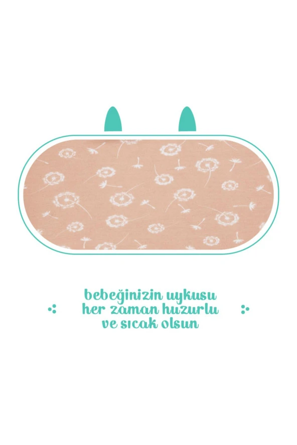 Mommyslab Yeni Sezon 0-4 Ay Desenli Renkli Cırtlı Hazır Bebek Kundak - Pamuk Kundak %100 Pamuk ürün görseli 1