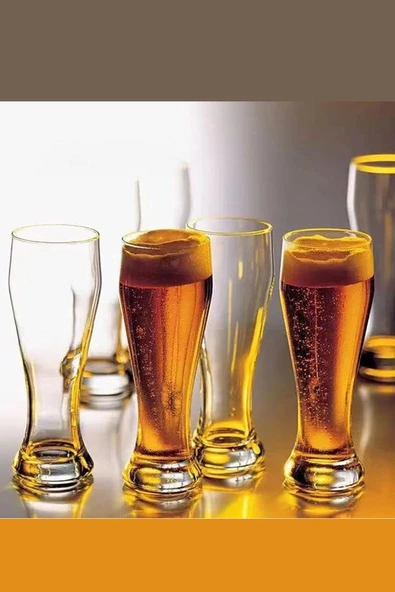 Paşabahçe Weizenberg 6 Lı Bira Bardağı 415 cc 42116 - Resim 2