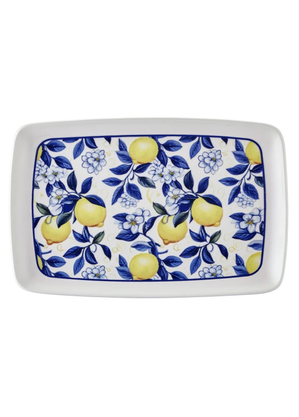 The Mia Odore Di Limone Dikdörtgen Servis Tabağı 31x20 cm ürün görseli 1