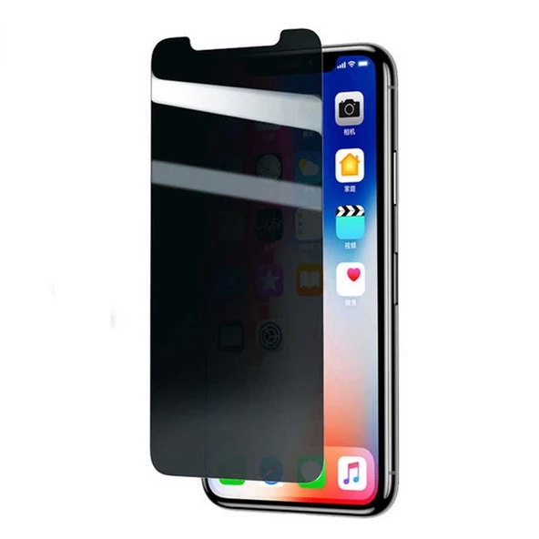 iPhone XS Max 6.5 ​​​​​​​​​​​​Rika Premium Privacy Temperli Cam Ekran Koruyucu ürün görseli 1