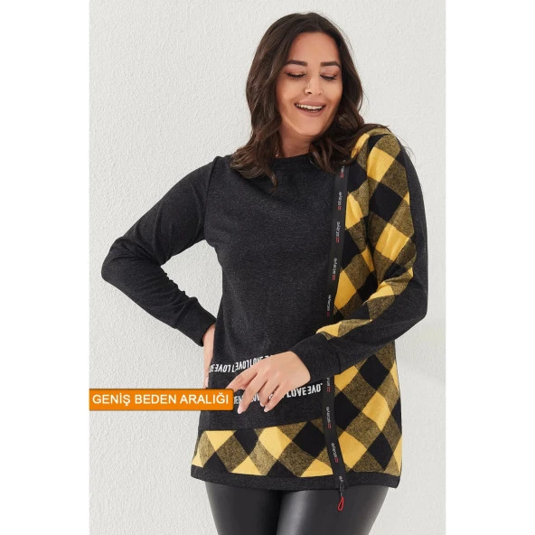 Büyük Beden Sweatshirt - Resim 6