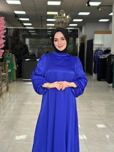 Lale Elbise Saks Mavisi - Resim 2