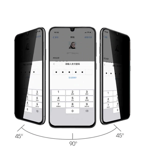 A04S Davin 5D Privacy Cam Ekran Koruyucu - Resim 4