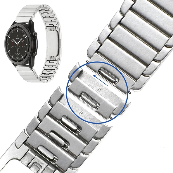 Watch 46mm KRD-82 22mm Metal Kordon - Resim 6