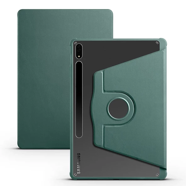 Tab S8 Plus SM-X800  Uyumlu  Uyumlu KılıfTermik Kalem Bölmeli Dönebilen Standlı  Uyumlu Kılıf ürün görseli 1