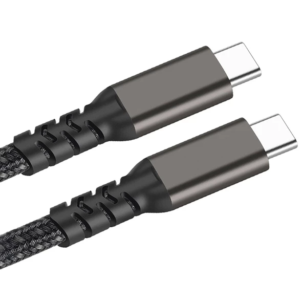 2.Jenerasyon Type-C to Type-C USB3.2 PD Data Kablosu 100W 20Gbps 4K@60Hz 0.5 Metre ürün görseli 1
