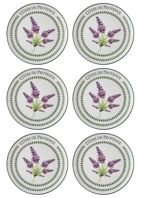 The Mia Provence Servis Tabağı 6lı Set 26 cm PRC0004 ürün görseli 1