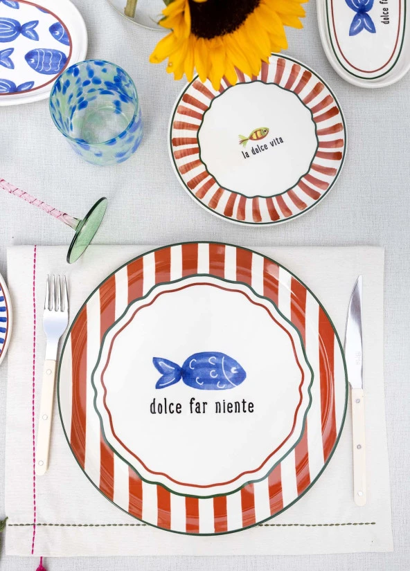 The Mia Fish Servis Tabağı 30 Cm - Resim 3