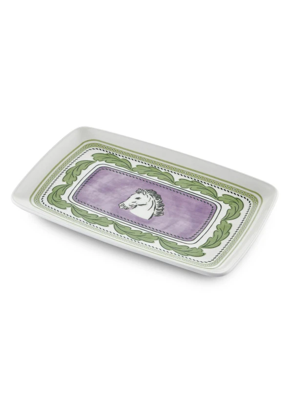 The Mia Provence Lavanta Dikdörtgen Servis Tabağı 31x20 cm ürün görseli 1