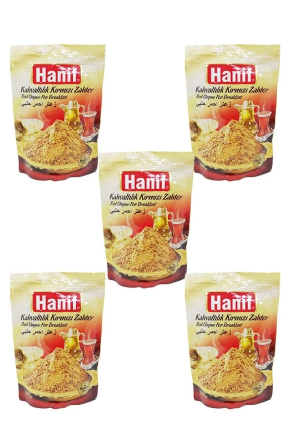 HANİF Kahvaltılık Kırmızı Zahter 300 Gr X 5 Adet ürün görseli 1