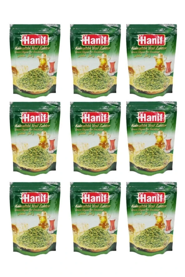HANİF Kahvaltılık Yeşil Zahter 300 Gr X 9 Adet ürün görseli 1