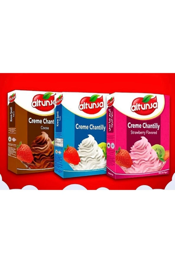ALTUNSA Krem Şanti 3 Lü Set ürün görseli 1