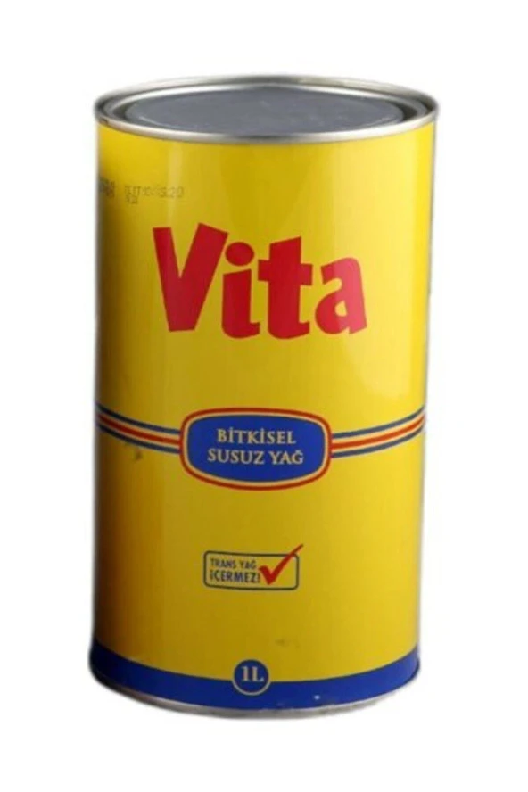 VİTA Susuz Margarin 1 Litre Teneke Kutu ürün görseli 1