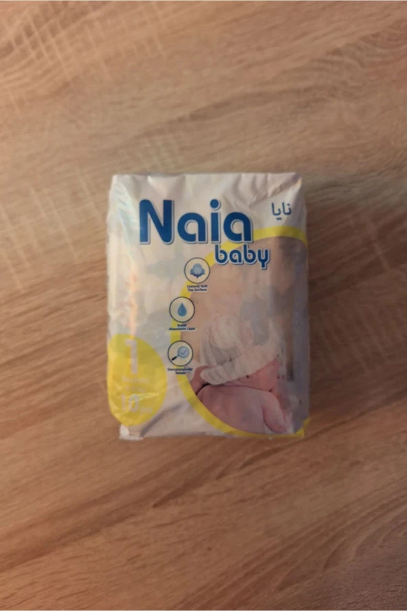 NAİA BABY Bebek Bezi 1 Beden 10'Lü ürün görseli 1
