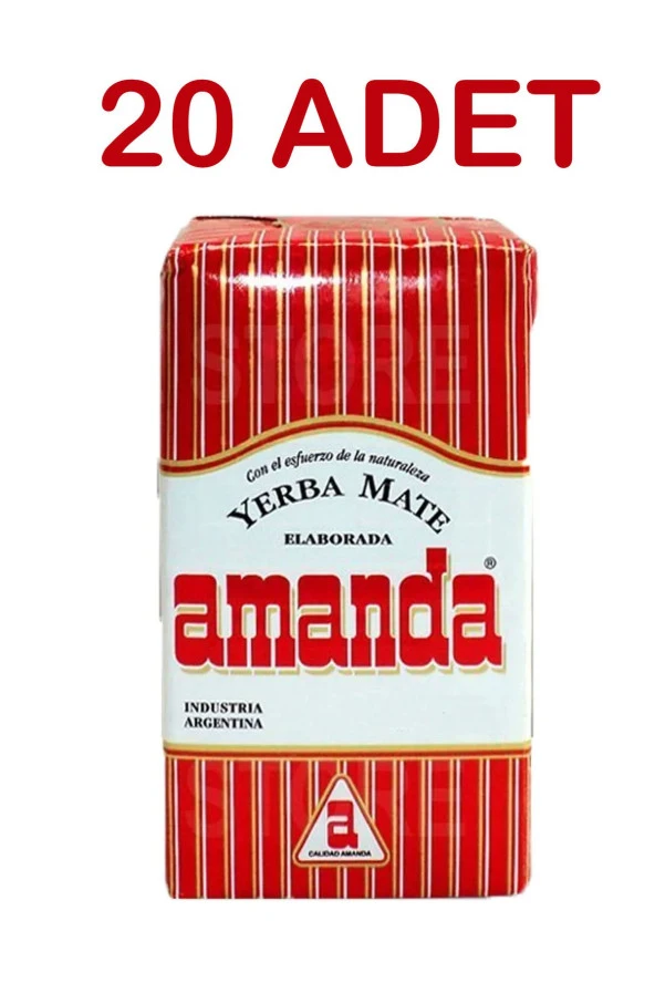 AMANDA Yerba Mate 250 Gr X 20 Adet "Orjınal" - Resim 2
