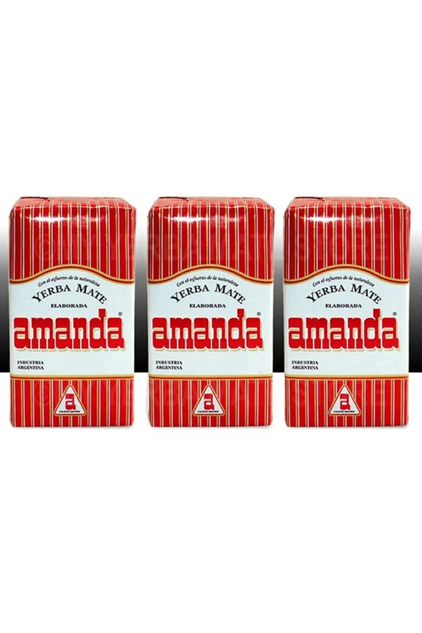 AMANDA Yerba Mate 250 Gr X 3Adet "Orjınal" ürün görseli 1