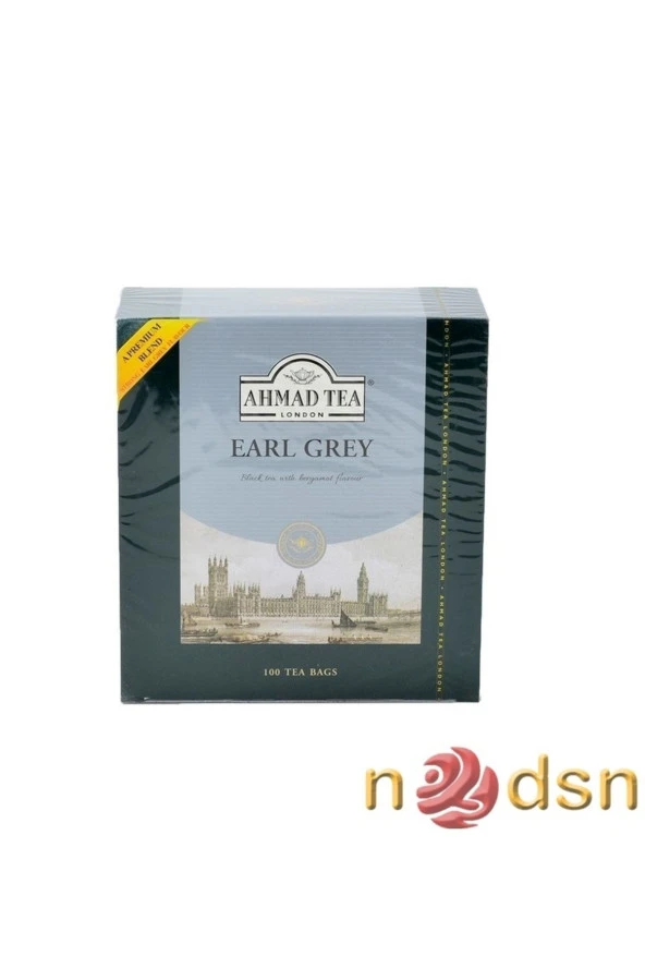 Ahmad Tea Earl Grey Aromatic Poşet Çay 100 Adet ürün görseli 1