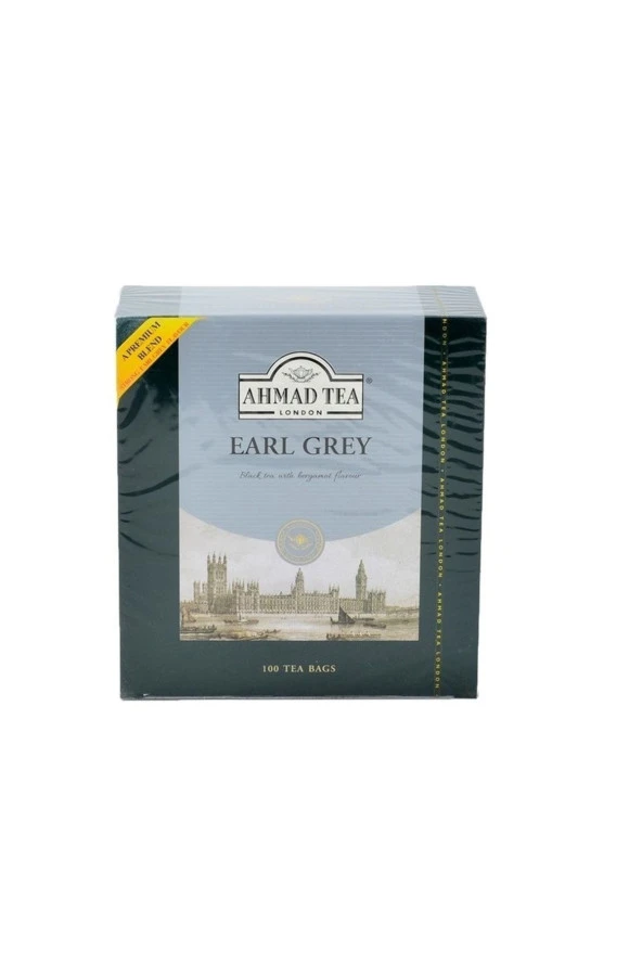 Ahmad Tea Earl Grey Aromatic Poşet Çay 100 Adet - Resim 2