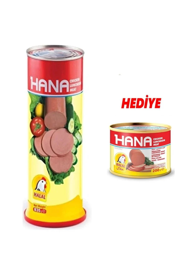 HANA Konserve Salam 835 Gr + Konserve Salam 200 ürün görseli 1