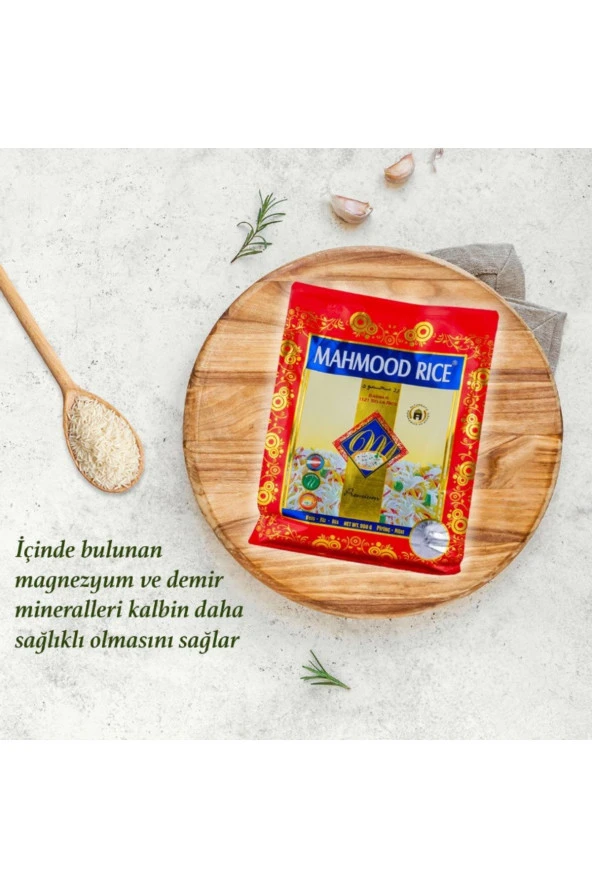 MAHMOOD RICE Basmati 1121 Pirinç 900 Gr X 2 Adet ürün görseli 1