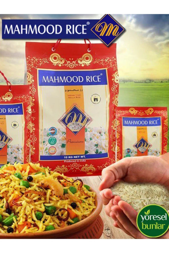 MAHMOOD RICE Basmati Pirinç 4 Kg + Hana Bakla Konservesi 400 Gr Hediye ürün görseli 1