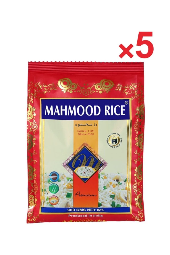 MAHMOOD RICE Basmati 1121 Pirinç 900 Gr X 5 Adet ürün görseli 1
