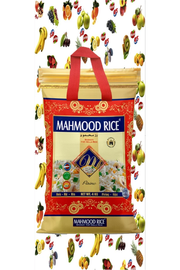 MAHMOOD RICE 1121 Basmati Pirinç 4 Kg & Ays Sofra Bezi ürün görseli 1