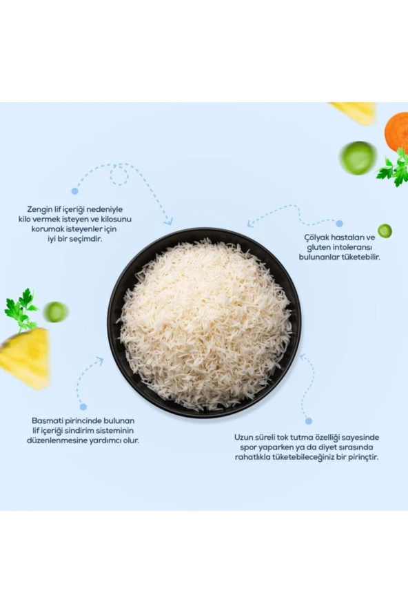 MAHMOOD RICE 1121 Basmati Pirinç 900 Gr - Resim 3