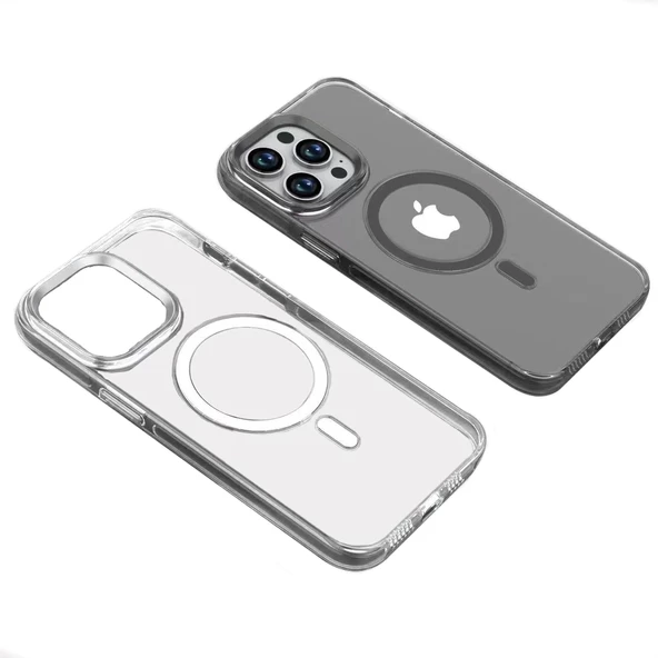 iPhone 14 Pro  Uyumlu KılıfWireless Şarj Özellikli Şeffaf Efsane Kapak ürün görseli 1