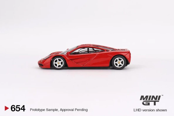 Mini GT McLaren F1 Red 654 - Resim 3