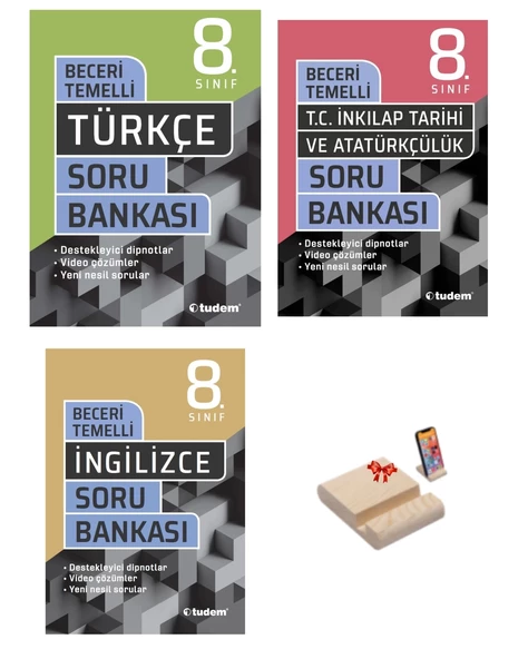 LGS 8. Sınıf Beceri Temelli Soru Bankası Türkçe İnkılap Tarihi ve İngilizce 3lü Set ürün görseli 1