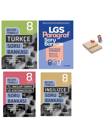 LGS 8. Sınıf Beceri Temelli Soru Bankası Sözel Dersler 4lü Set ürün görseli 1
