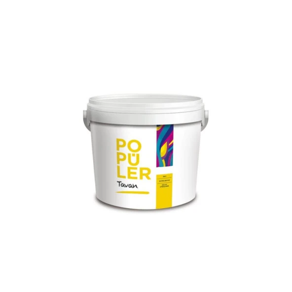 Popüler Tavan Boyası Mat Beyaz 17.5 KG ürün görseli 1