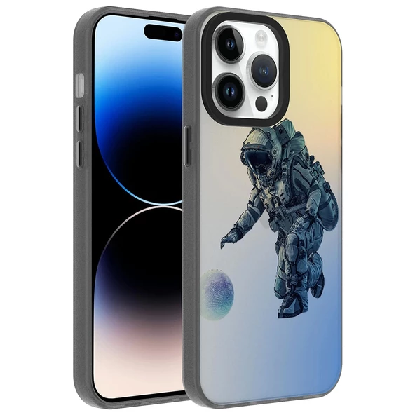 iPhone 14 Pro Max  Uyumlu KılıfDesenli Dragon Sert Kapak ürün görseli 1