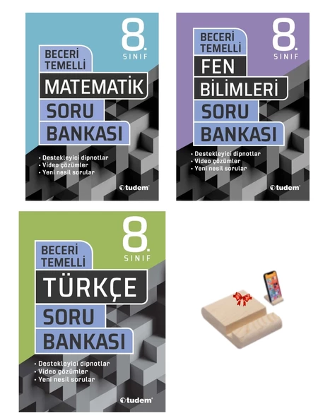 LGS 8. Sınıf Beceri Temelli Soru Bankası Matematik Fen ve Türkçe 3lü Set ürün görseli 1