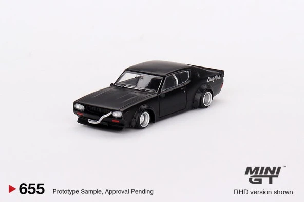 Mini GT Nissan Skyline Kenmeri Liberty Walk Matt Black 655 ürün görseli 1